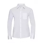 Koszula Popelinowa z długimi rękawami<P/> - white