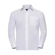 Koszula Popelinowa z długimi rękawami - white