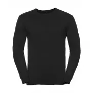 Sweter męski v-neck - black