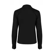 Bluzka Tailored Fit Mandarin Collar - black