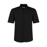 Koszula Tailored Fit Mandarin Collar - black