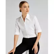 Bluzka Tailored Fit Z Rękawami 3/4<P/> - white