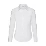 Bluzka Oxford Z Długimi Rękawami - white