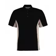 Classic Fit Track Polo - black/grey/white
