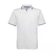 Koszulka Polo z paseczkami Safran Sport - white/royal