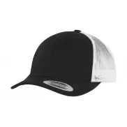 Dwukolorowa czapka Retro Trucker - black/white