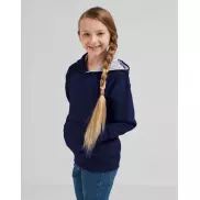 Dziecięca bluza z kapturem Contrast Hoodie - navy/light oxford