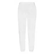 Spodnie treningowe ze ściągaczami - white