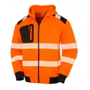 Bluza Safety Recycled z kapturem - fluorescent orange