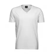 Męska koszulka Fashion V-Neck - white