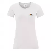 Damski Tshirt Vintage z logo Fruit (małe) - white