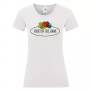 Damski Tshirt Vintage z logo Fruit (duże) - white