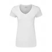 Damski T-Shirt Iconic 150 V Neck - white