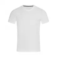 Koszulka Clive V-neck - white