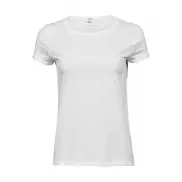 Damski T-Shirt Roll-Up - white