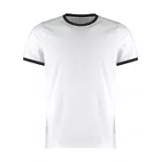 Koszulka Fashion Fit Ringer - white/black