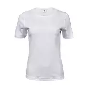 Damski T-Shirt Interlock - white