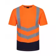 T-shirt Pro Hi Vis - orange/navy