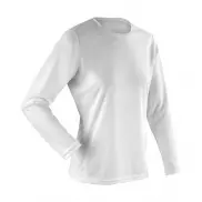 Damski T-shirt Performance z długimi rękawami - white
