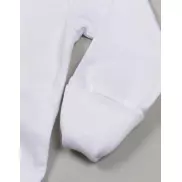 Śpioszki z rękawiczkami - white