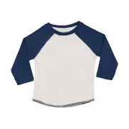 T-shirt dziecięcy Superstar Baseball T - washed white/swiss navy