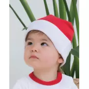 Dwustronna czapka dziecięca - white/red