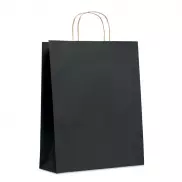 Duża papierowa torba - czarny