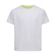Dziecięca koszulka Active 140 Raglan - white