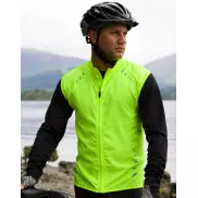 Bezrękawnik na rower Crosslite - neon lime