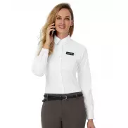 Bluzka Black Tie Elastane z długimi rękawami - white