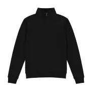 Bluza Regular Fit z krótkim zamkiem - black