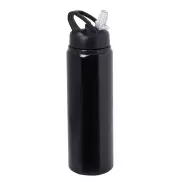 Aluminiowa butelka do picia SPORTY TRANSIT, czarny