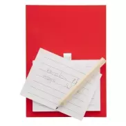 Magnetyczny notatnik - czerwony