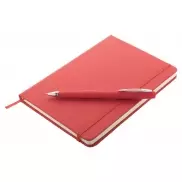 Zestaw notatnik - czerwony