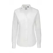 Bluzka Twill z długimi rękawami Sharp LSL/women - white