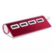 USB hub - czerwony