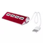 USB hub - czerwony