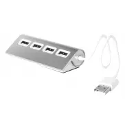 USB hub - srebrny