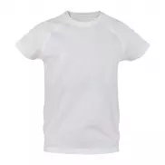 Dziecięcy T-shirt sportowy - biały