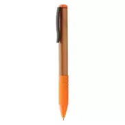 Bambusowy długopis - pomarańcz