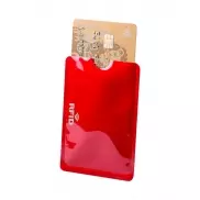 Uchwyt na karty kredytowe - czerwony