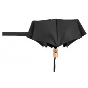 Automatyczny, wiatroodporny parasol kieszonkowy CALYPSO, czarny