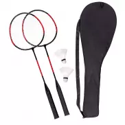 Zestaw do badmintona SMASH, , czarny, czerwony