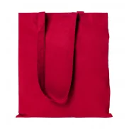 Bawełniana torba na zakupy - czerwony