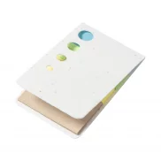 Karteczki samoprzylepne z papieru nasiennego - naturalny