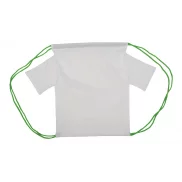 Personalizowany worek ze sznurkami dla dzieci - zielony