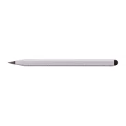 Długopis bezatramentowy z linijką - srebrny