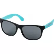 Kolorowe okulary przeciwsłoneczne Retro, niebieski, czarny
