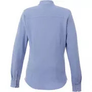 Damska koszula z długim rękawem o splocie pique Bigelow, xs, niebieski