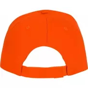 rozowy, 5-panelowa czapka CETO, pomarańczowy